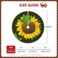 thumbnail image 4 of Kll Sunflower Christmas Tree Skirt 48",Party Decorations Farmhouse For Christmas Decorations Holiday Party, 4 of 8