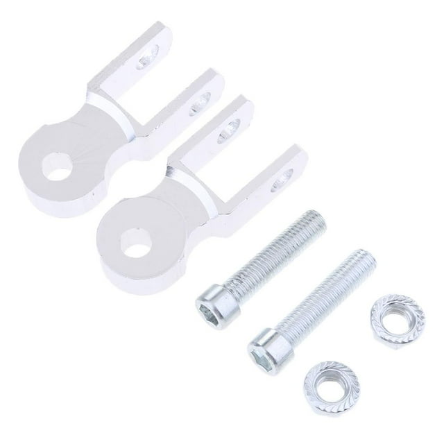koolsoo 2pcs 77mm Height Extension Shock Absorber Motorbike Riser