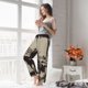 thumbnail image 5 of Balery Western Desert Cowboy Pantalones de pijama para mujer, pijamas ultraligeros, pantalones de estar por casa-XX-Large, 5 of 6