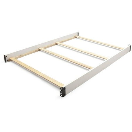 UPC: 0080213027421 | Delta Children Wooden Full-Size Bed Rails 0050 White