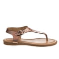 thumbnail image 2 of Petalia Girl Thong  Kids Flat Sandals, Gold, 3, 2 of 5