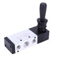 thumbnail image 4 of Valve Port Position,Pneumatic Manual Control Valve Manual Air Control Valve Hand Lever Valve User-Friendly Design, 4 of 8