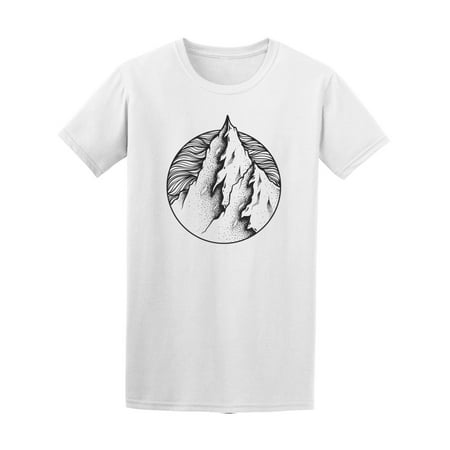 Smartprints - Mountain Simple Design Tee Men's -Image by Shutterstock ...