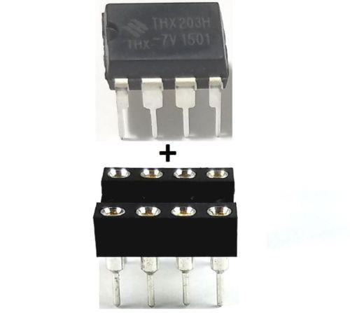 Texas Instruments TL082CP TL082 + Sockets - Dual JFET-Input Op Amp (Pack of 2)