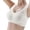 White, variant on HUITKMM Bras for Women Women's Comfortable Large Thin Sagging Side Back Shining No Steel Ring Wrapping Bra 3244