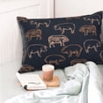 thumbnail image 4 of Fotbe Pig Farm Funda de Almohada Decorativa Estilo Occidental, Lujo en Algodón, Fundas para Almohadas King, Cojín Estampado para Decoración del Hogar-20"x30", 4 of 6