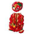 thumbnail image 1 of Chinese Year Costume Winter Warm Apparel Polyester Material Festive Design Easy Wear for Small Medium Dogs Cats Holiday Photos Parties, 1 of 6
