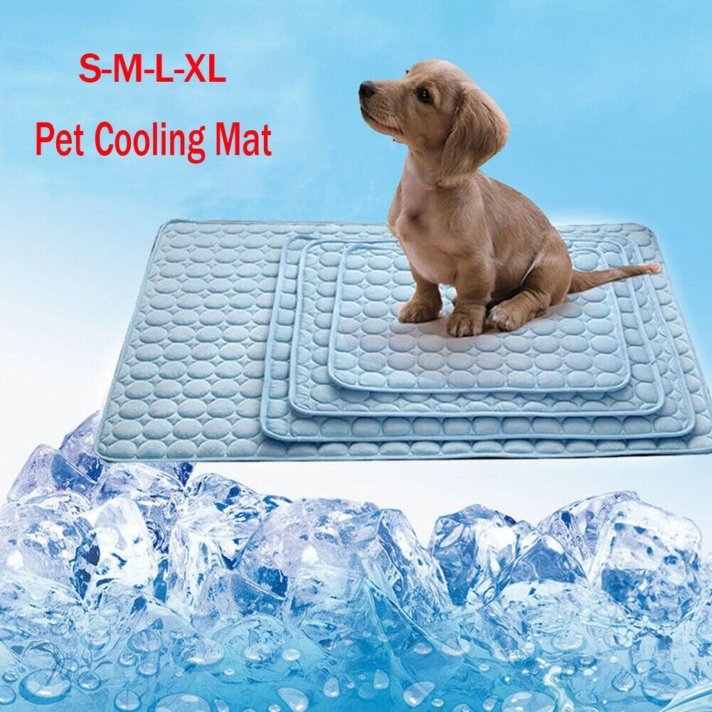 Summer Pets Dogs Cat Cooling Gel Mat Bed Heat Relief Non Toxic Cushion