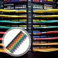 thumbnail image 5 of 200 Pcs Wire Number Tube Tags Sticker Labels for Printer Plastic Electrical, 5 of 6