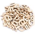 thumbnail image 1 of GFDYREE 124 Pcs Freestanding Wooden Figure Letters, Small Mini Flat Back Wooden Letters A-Z 0-9 for DIY Craft Letters Scrapbooks Wedding Birthday Party Home Decor, 1 of 7