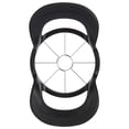 thumbnail image 2 of 8-Wedge Stainless Steel Apple Slicer and Corer Black with Non-slip Handles for Kitchen Prep, 2 of 4