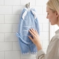 thumbnail image 2 of Unique Bargains Cute Animal Hanging Hand Towels Blue 1pc, 2 of 6