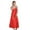 Tomato Red, variant on XBASW Women's Satin Slip Nightgowns 1PCS Adjustable Strap Sleepwear Silky Long Nightdress V Neck Under Dress
