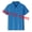 Blue1, variant on Boys' School Uniform Short Sleeve Polo Shirt, Button Closure, Comfortable & Soft Pique Fabric
