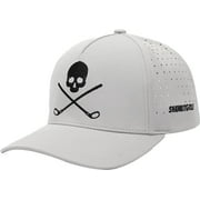 SHANKITGOLF Grey Skull And Golf Club Golf Hat Adjustable