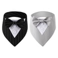 thumbnail image 1 of Apuakthei - 2 piezas de esmoquin para perro, bandana de boda para perro con pajarita, disfraz de cumpleaños ajustable, para mascotas pequeñas, medianas y grandes, 1 of 6