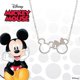 thumbnail image 5 of Disney Jewelry for Women and Girls, Mickey and Minnie Silver Plated Silhouette Pendant Necklace, 18 Inch Chain Mickey 90th Birthday Anniversary, 5 of 5