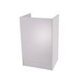 thumbnail image 4 of FixtureDisplays® 19.7" White Cash Wrap w/ Pull-Out Drawer & Storage Shelf 119724, 4 of 5