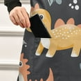 thumbnail image 5 of Yayeee Chief Kitchen Apron with Pockets for Cooking Water Resistant Unisex Adjustable Neck Strap, Orange Dinosaur, 5 of 7
