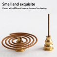 thumbnail image 3 of Incense Burner Brass Vintage Cone Holder Ash Catcher GXxpa For YogaAU- B7Y1, 3 of 8