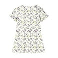 thumbnail image 3 of Cethrio Kids Girls' Summer Nightgowns, Short Sleeve Comfy Party Ruffled Sleep Dresses Multicolor Size 4T-5T, 3 of 4