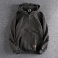 thumbnail image 4 of Sudadera con capucha holgada para hombre, color liso, otoño, diseño emo de lujo, estética sencilla, Y2k, vintage, para hombre, de algodón de alta calidad, cálida, 4 of 4