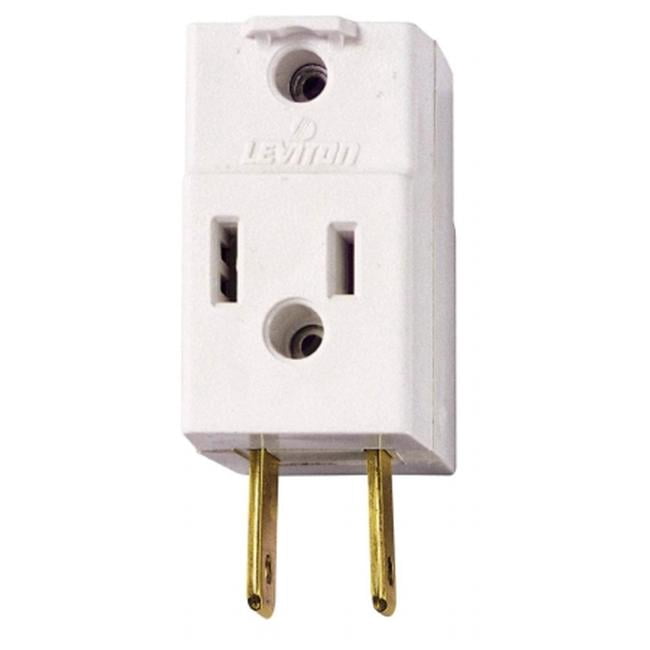 10-Pack Of 2-Prong AC Plugs – 15A, 120V, Residential Grade