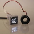 thumbnail image 3 of Upgraded Square LED Digital Dual Display Voltmeter & Ammeter Voltage Gauge Current Meter AC 60-500V 0-100A Durable, 3 of 4