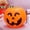 B, variant on Halloween Pumpkin Trick or Treat Bucket, Durable Jack O Lantern Candy Pail with Metal Handle, Kids Candy Holder for Halloween Party Trick-or-Treating Decor 2.75x3.54in
