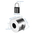 thumbnail image 2 of WRITWAA 1Jgo Protector De Llave De Exterior Con Cerradura Y Construcción Resistente, 2 of 8