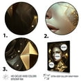 thumbnail image 3 of DESIGN ART Designart "Gold Crystal Female Portrait Iv" Modern Woman Wall Art Prints 12 in. wide x 20 in. high, 3 of 5