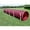 Burgundy, variant on 14' Dog Agility Tunnel with Stakes, Multiple Colors Available