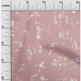 thumbnail image 2 of oneOone Cotton Poplin Light Pink Fabric Abstracts Sewing Craft Projects Fabric Prints By Yard 42 Inch Wide, 2 of 5
