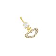 thumbnail image 2 of Arete Corazón Bisel En Oro De 10 K Joyería M De León Arete Corazón Bisel, 2 of 3