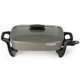 thumbnail image 1 of Presto Electric Skillet with Glass Lid, Nonstick Multi-Cooker, 16 Inch, Gray, 1 of 9
