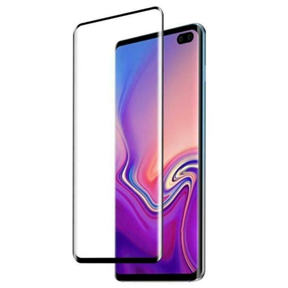 [PST] Samsung Galaxy S10 Plus Full Cover Screen Protector, Premium Full Coverage Tempered Glass Screen Protector with Case Friendly & Bubble Free