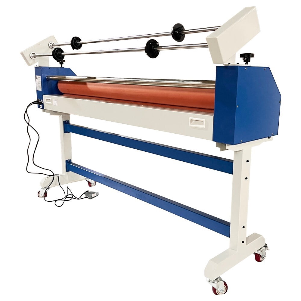 63 Inch Electric Manual Cold Laminating Machine Vinyl Photo Film Cold Press Laminator