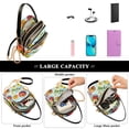 thumbnail image 5 of FORMRS Crossbody Bag for Women Quilted Travel Shoulder Cell Phone Purse with Chain Strap Handbag, Green Tomatoes, 5 of 7