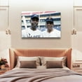 thumbnail image 6 of Hank Aaron & Willie Mays Baseball Gifts Canvas Painting Poster Wall Art Decorative Picture Prints Modern Decor 16x24inch(40x60cm), 6 of 6