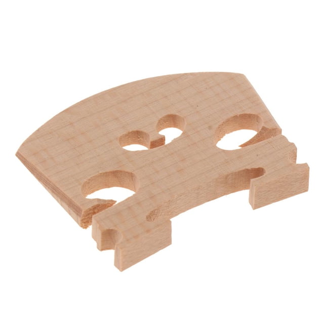 Puente de violín de madera maciza natural, instrumento musical DIY 1-2