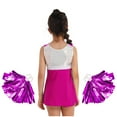 thumbnail image 2 of Alvivi Kids Girls Cheerleading Costumes Sequin Dress With Pom Poms Uniform 4-14, 2 of 6