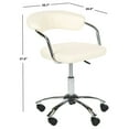 thumbnail image 5 of SAFAVIEH Pier Desk Chair Creme, 5 of 7
