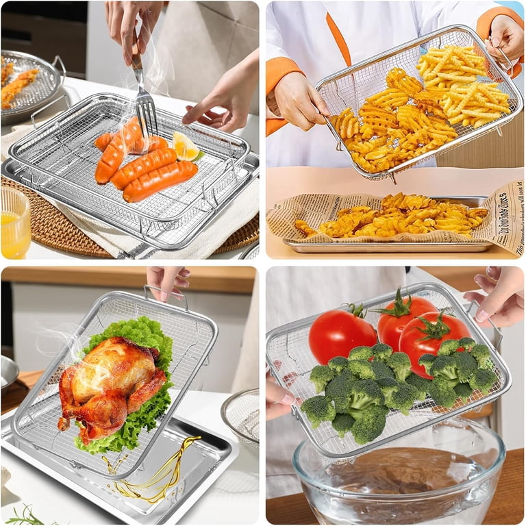 Large 55cm Kitchen Tray - Oven Rack Soaking Tub & Dishwasher Basket For
