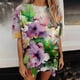 thumbnail image 5 of Blusa informal de manga corta con estampado de flores y mangas cortas para mujer Fridja gope3033, 5 of 6