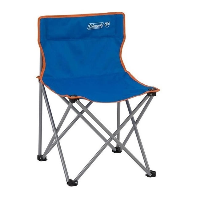 Silla Quad Sin Brazos Coleman Fiesta Go Azul R Borde Naranja