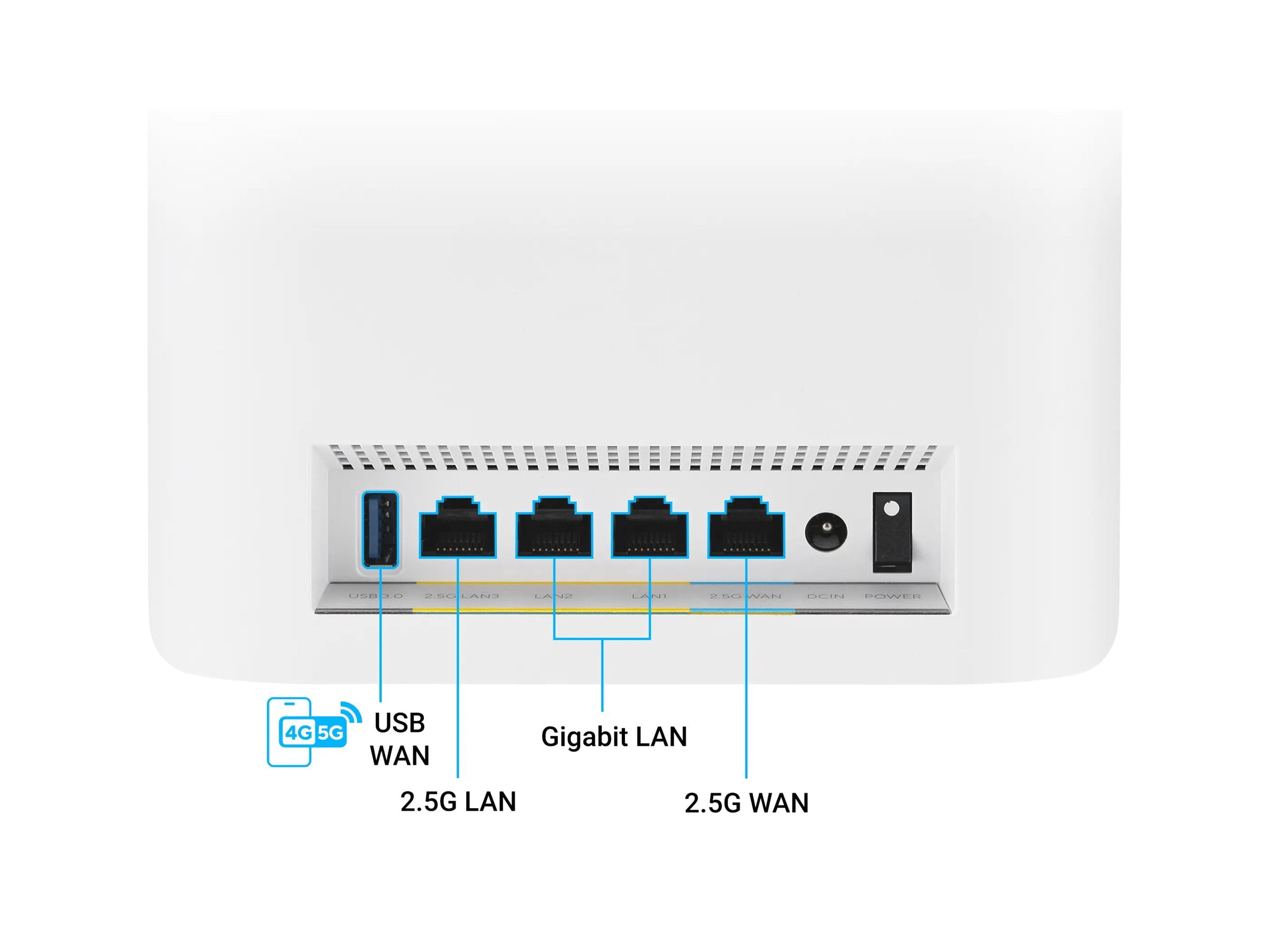 Asus ZenWiFi BT8 Wi-Fi 7 IEEE 802.11 Wireless Router 3-Pack ZenWiFiBT83PK