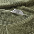 thumbnail image 6 of Superior Egyptian Cotton Absorbent 6-Piece Forest Green Towel Set, 6 of 13