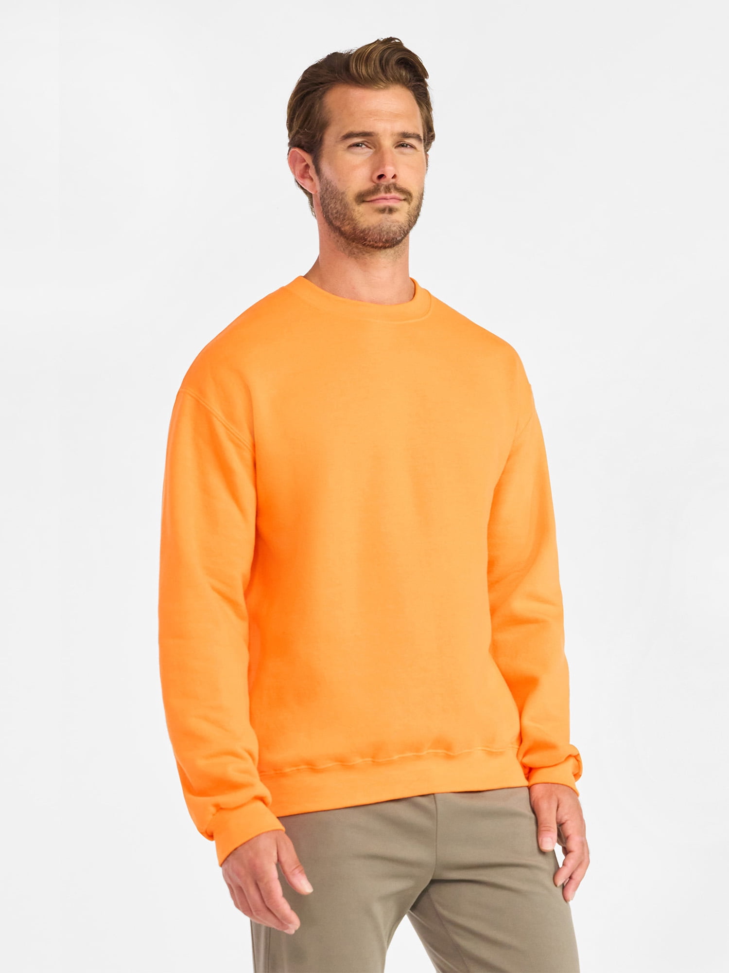 Athletic Works Men's and Big & Tall Men's Fleece Crewneck Sweatshirt, Sizes XS-5XLT