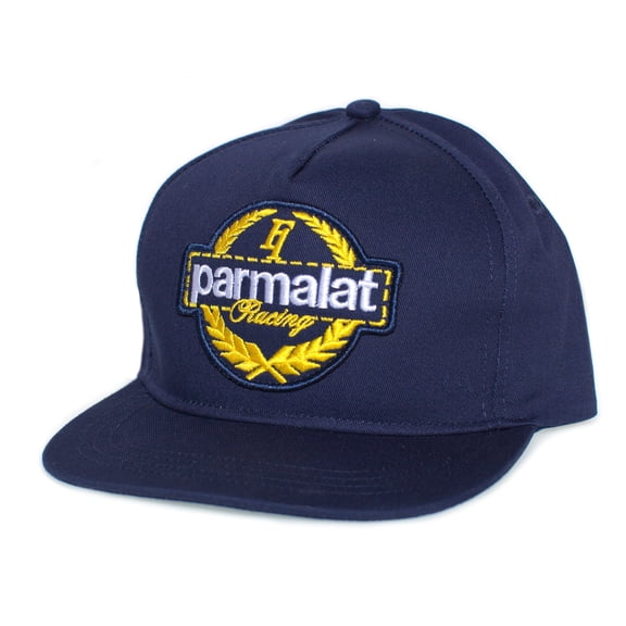 Parmalat Hat Racing Car Team Embroidered Cap Flat Navy