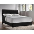 thumbnail image 2 of Coaster Conner Upholstered Platform California King Bed in Black, 2 of 6